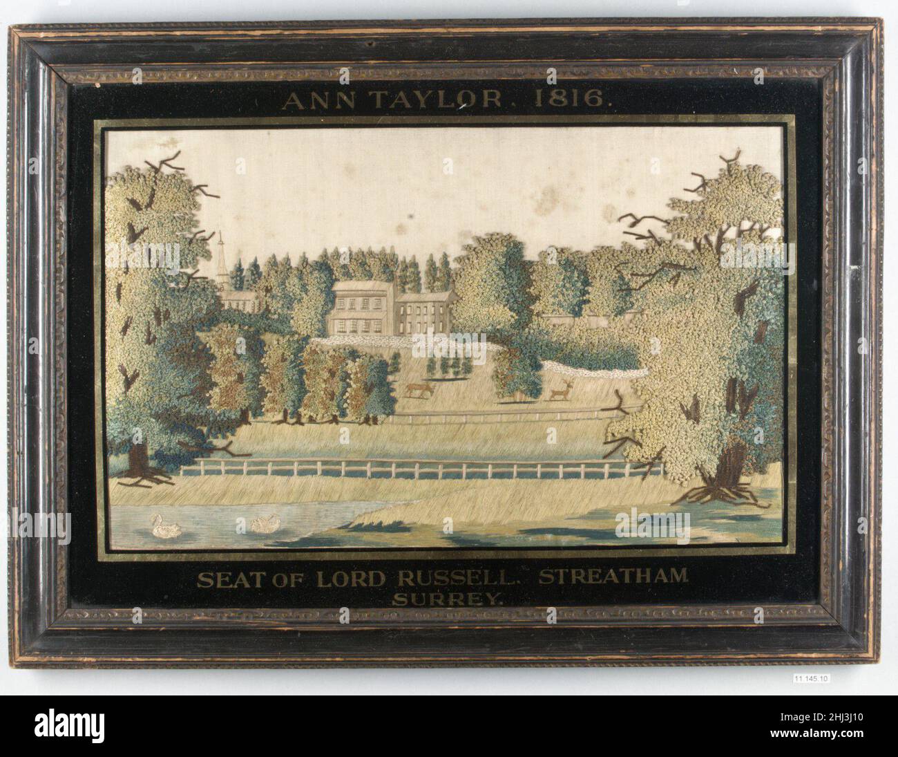Sede di Lord Russell, Streatham, Surrey ca. 1816 britannico. Sede di Lord Russell, Streatham, Surrey 219365 Foto Stock