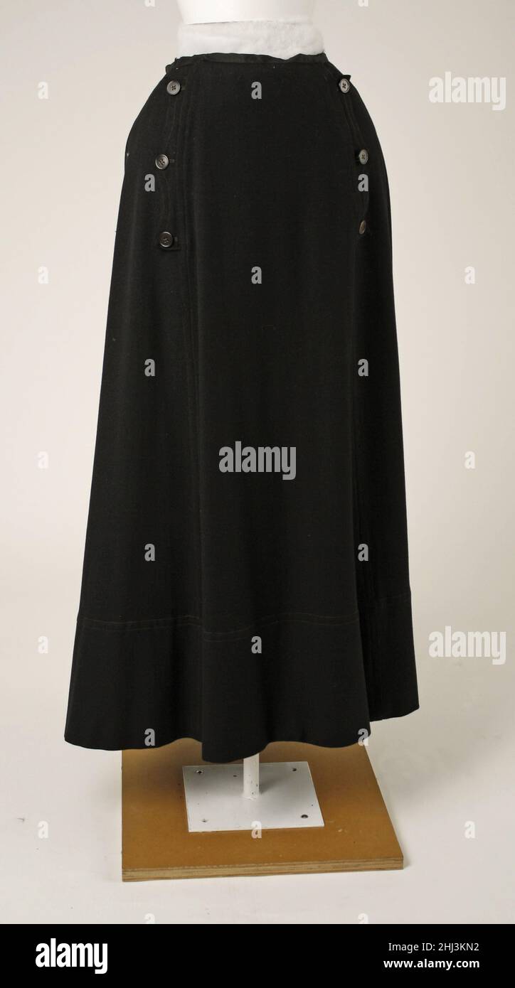 Bicicletta gonna 1895–1900 americano o europeo. Gonna ciclabile 107088 Foto Stock