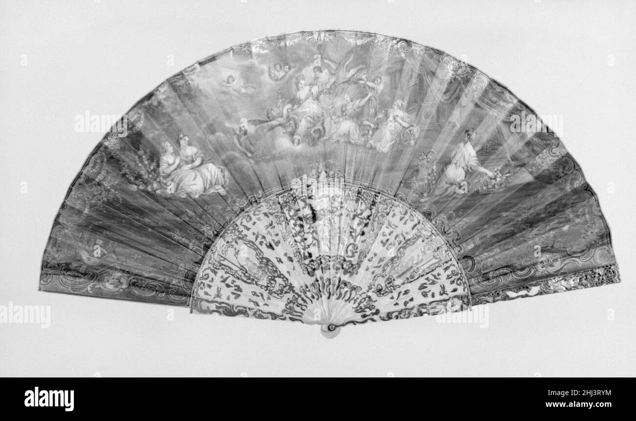 Fan 18th secolo Francese. Ventola 209866 Foto Stock