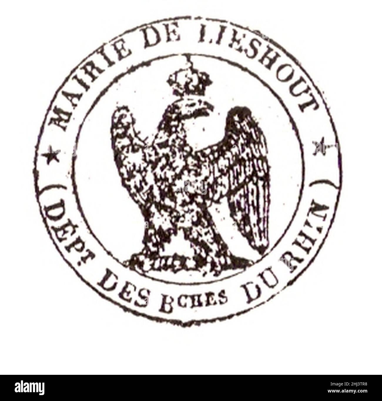 Stempel Mairie. Foto Stock