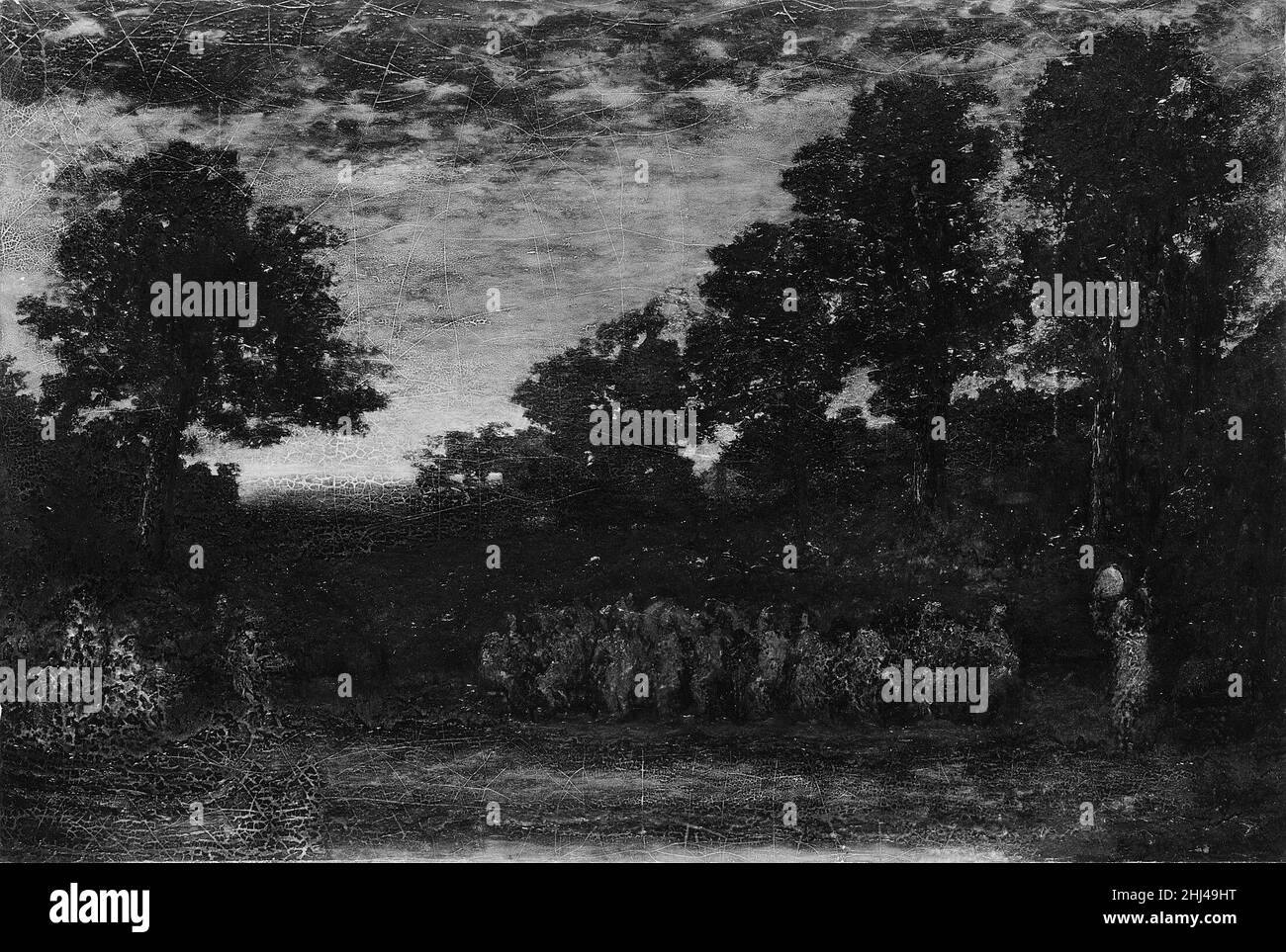 La Danza del tubo ca. 1880–1900 Ralph Albert Blakelock. The Pipe Dance 10182 Foto Stock