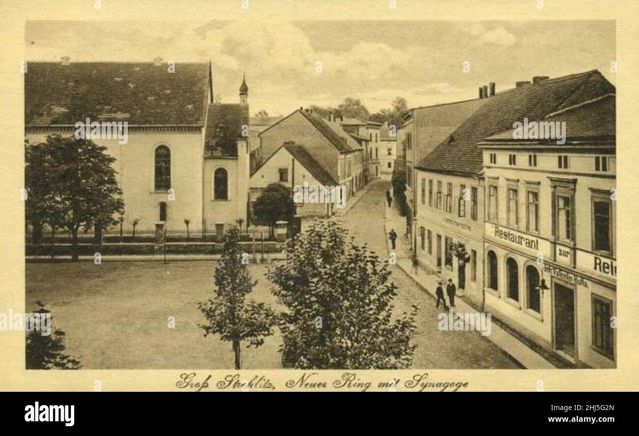 Sinagoga Strzelce Opolskie . Foto Stock