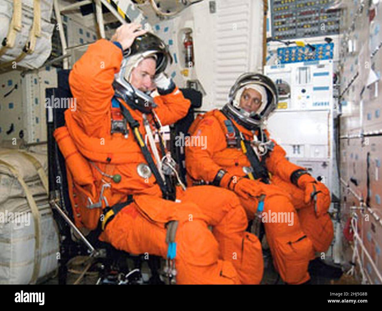 STS-117 equipaggio. Foto Stock