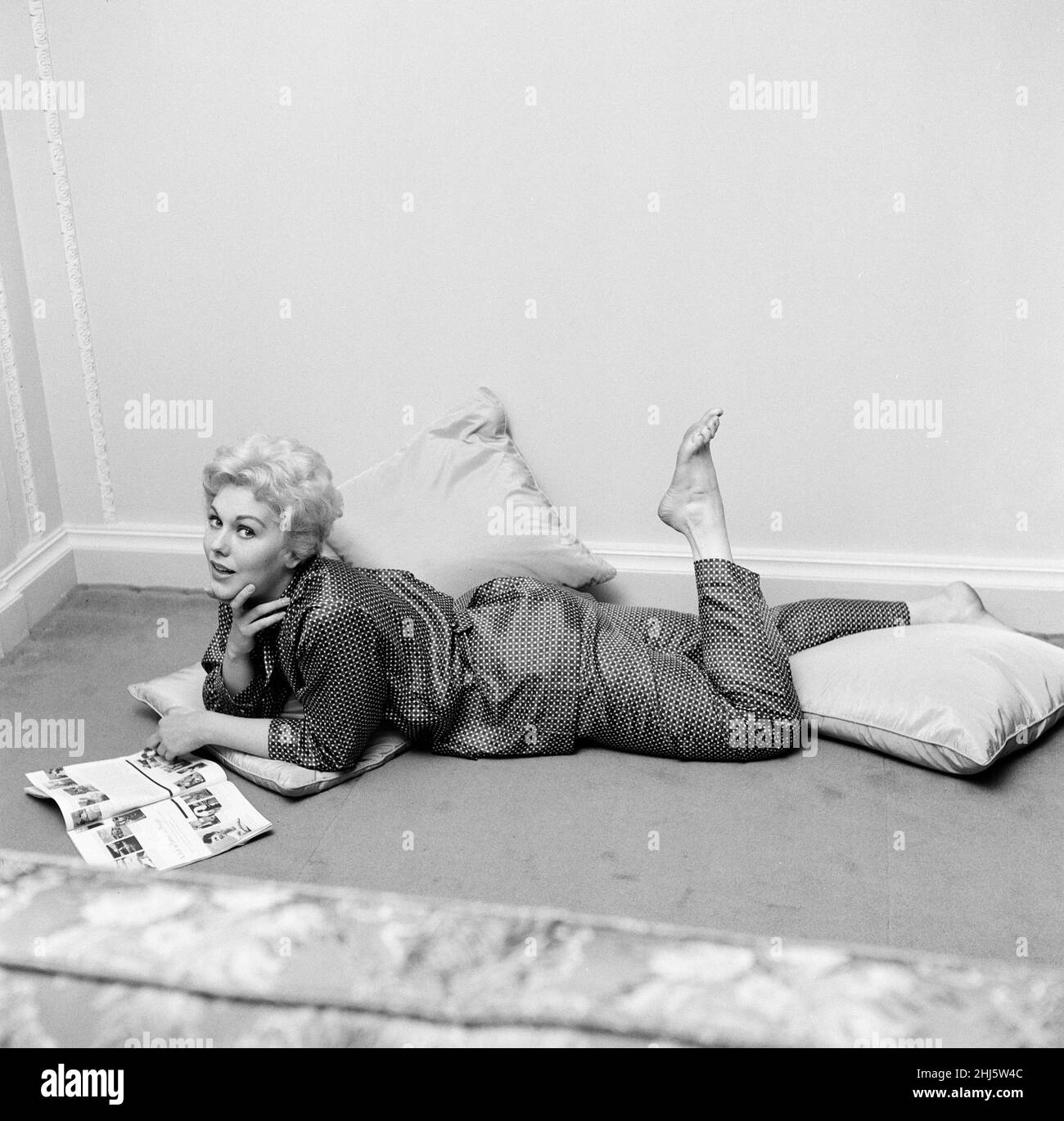 Attrice Kim Novak. 3rd giugno 1956. Foto Stock