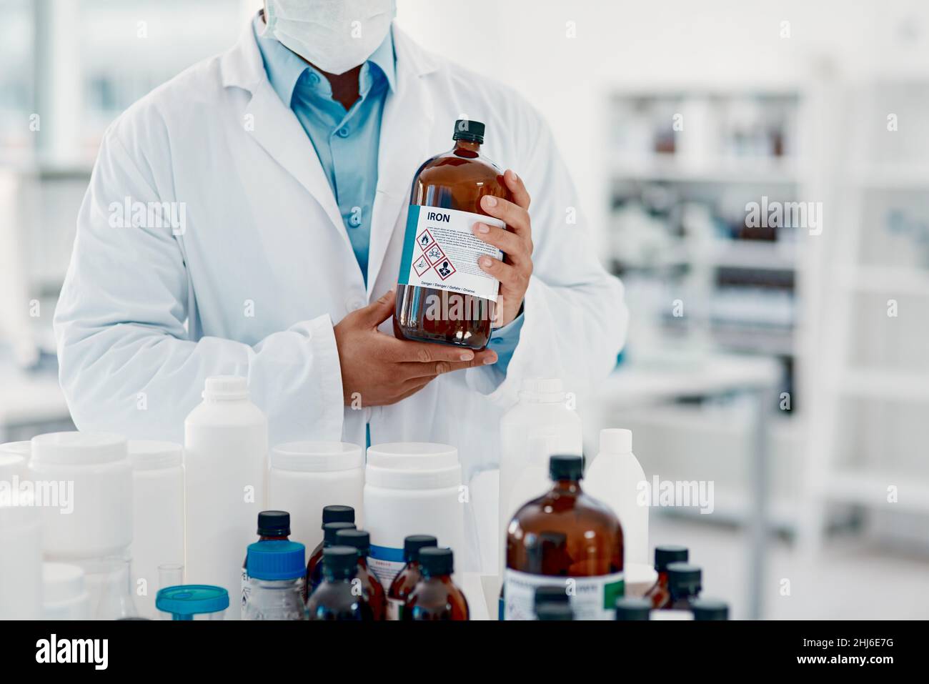 L'ingrediente chiave per uccidere il virus Foto Stock