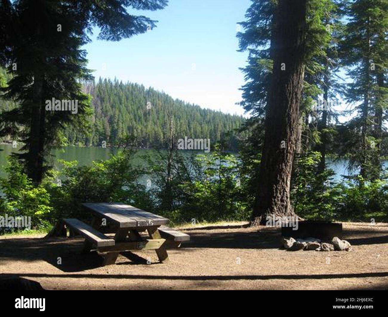 Suttle Lake, Blue Bay Campground, USFS. Foto Stock