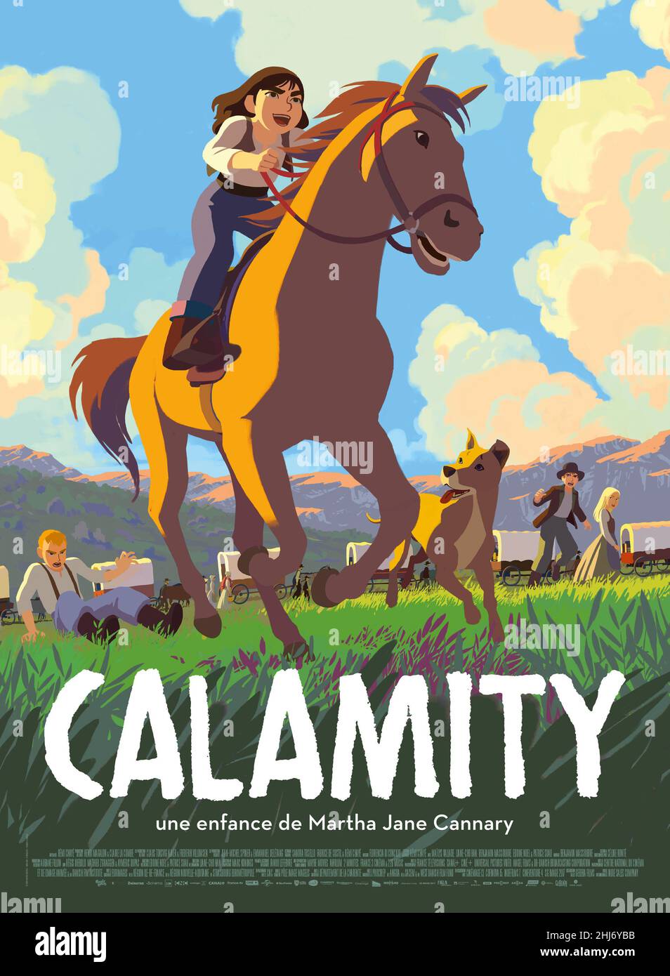 CALAMITY, UN'INFANZIA DI MARTHA JANE CANNARY (2020) -TITOLO ORIGINALE: CALAMITY, UNE ENFANCE DE MARTHA JANE CANNARY-, DIRETTO DA REMI CHAYE. Credit: Forse Film / produzioni Sacrebleu / Album Foto Stock
