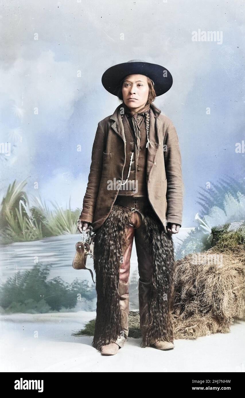 Foto d'epoca e d'epoca - nativi americani dell'Idaho sudorientale, 1897. Dipartimento dell'interno. Ufficio degli affari indiani. (1849 - 09/17/1947) Foto Stock