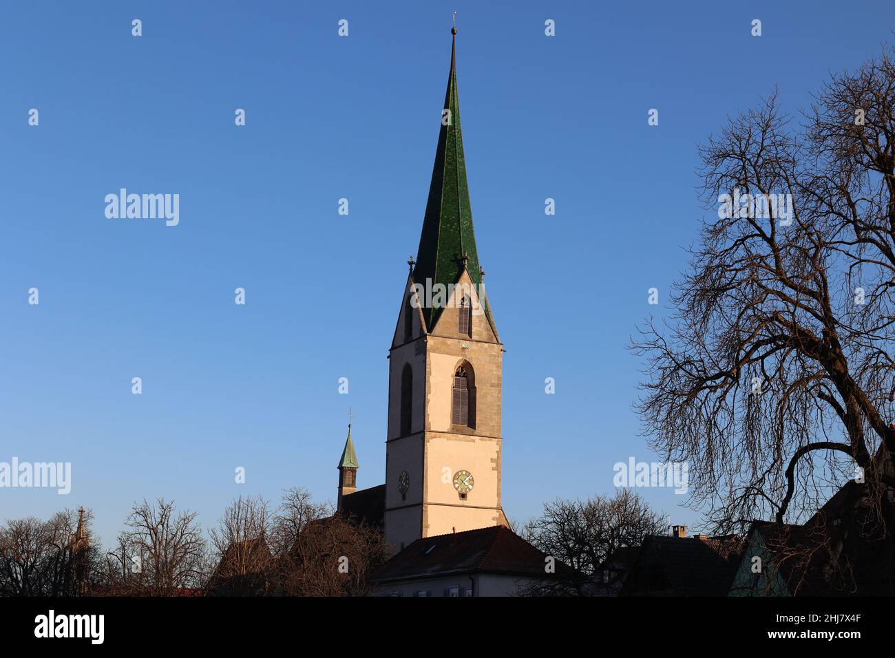 Blick in die Altstadt von Rottenburg am Neckar Foto Stock