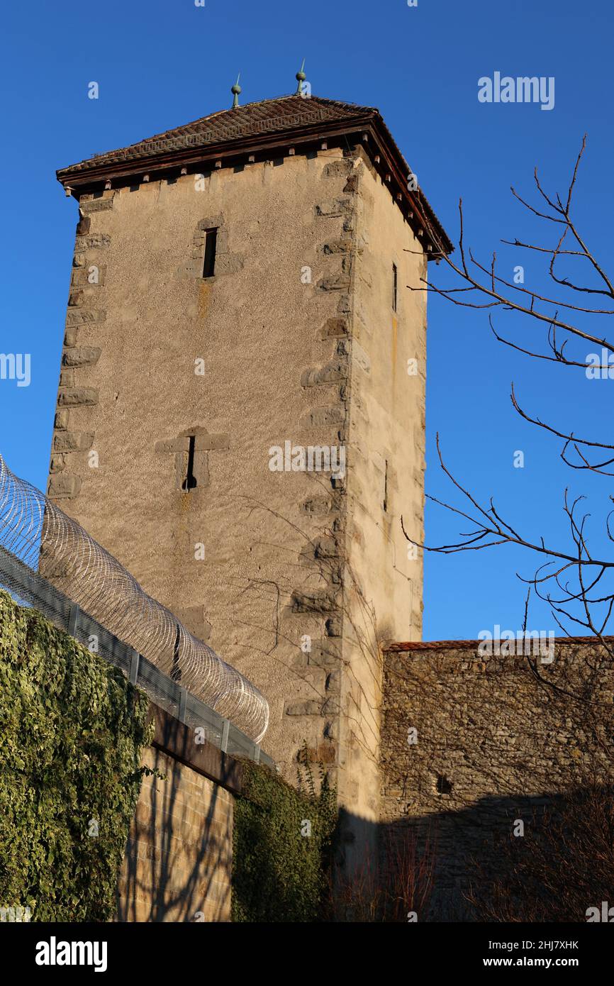 Blick in die Altstadt von Rottenburg am Neckar Foto Stock