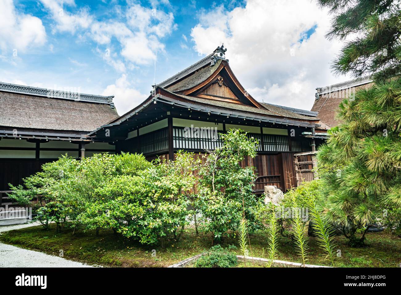 Kyoto, Giappone, Asia - 3 settembre 2019 : il Palazzo Imperiale di Kyoto Foto Stock