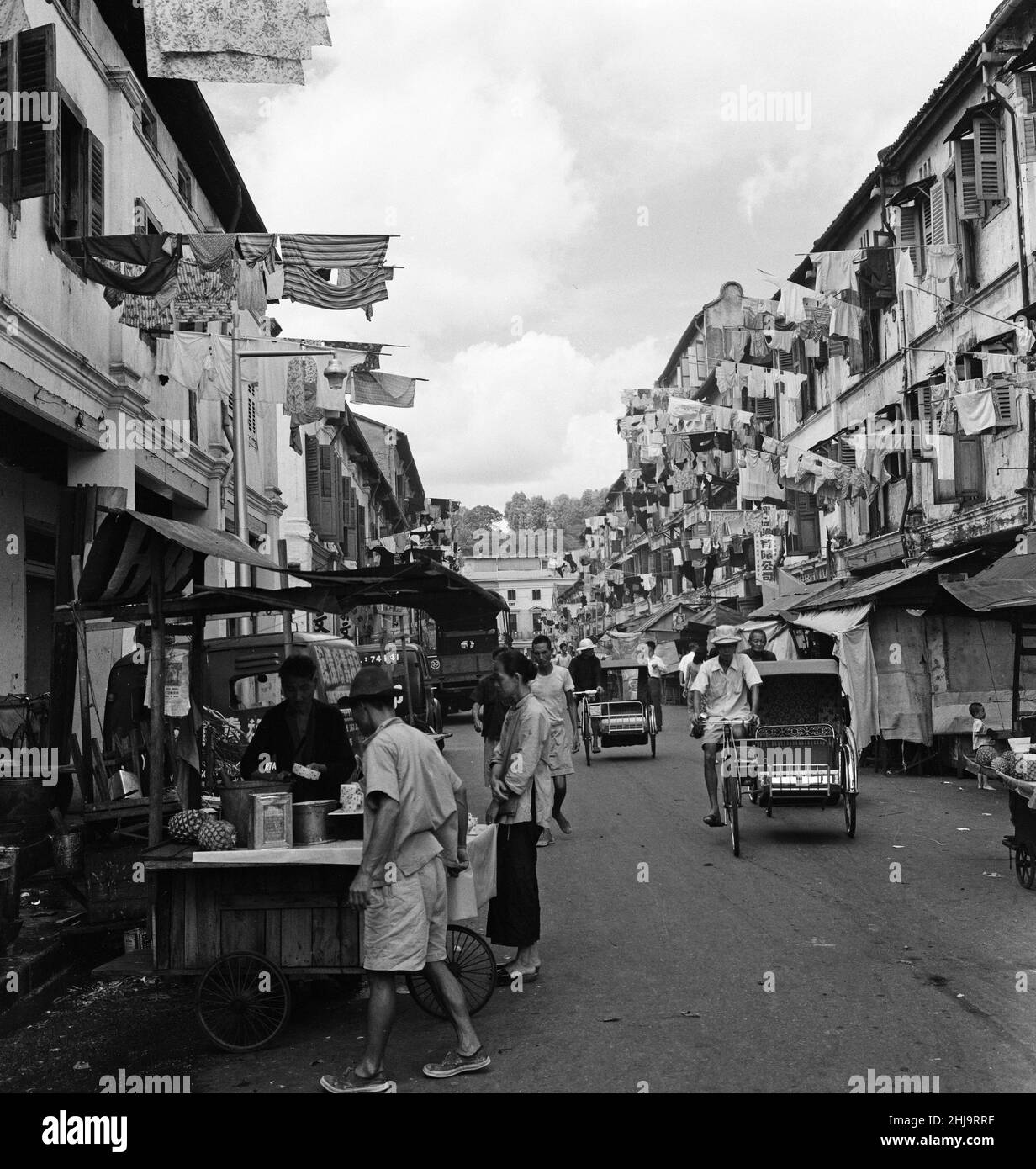 Singapore vecchio e nuovo Foto e Immagini Stock in Bianco e Nero - Alamy