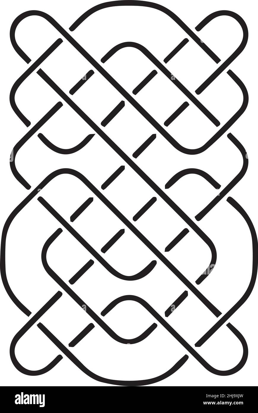 Nodo celtico pattern Illustrazione Vettoriale