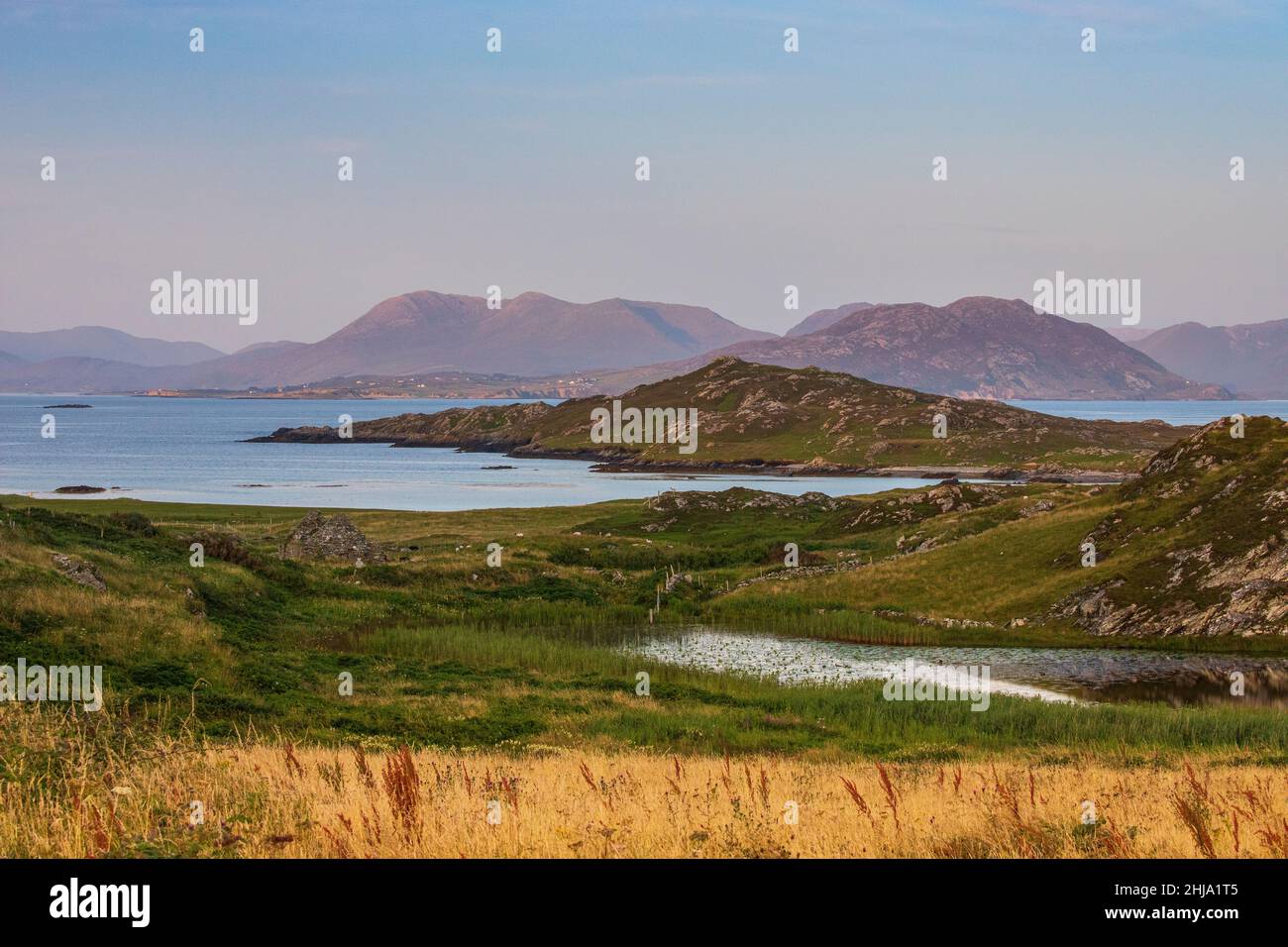 paesaggio dell'irlanda occidentale Foto Stock