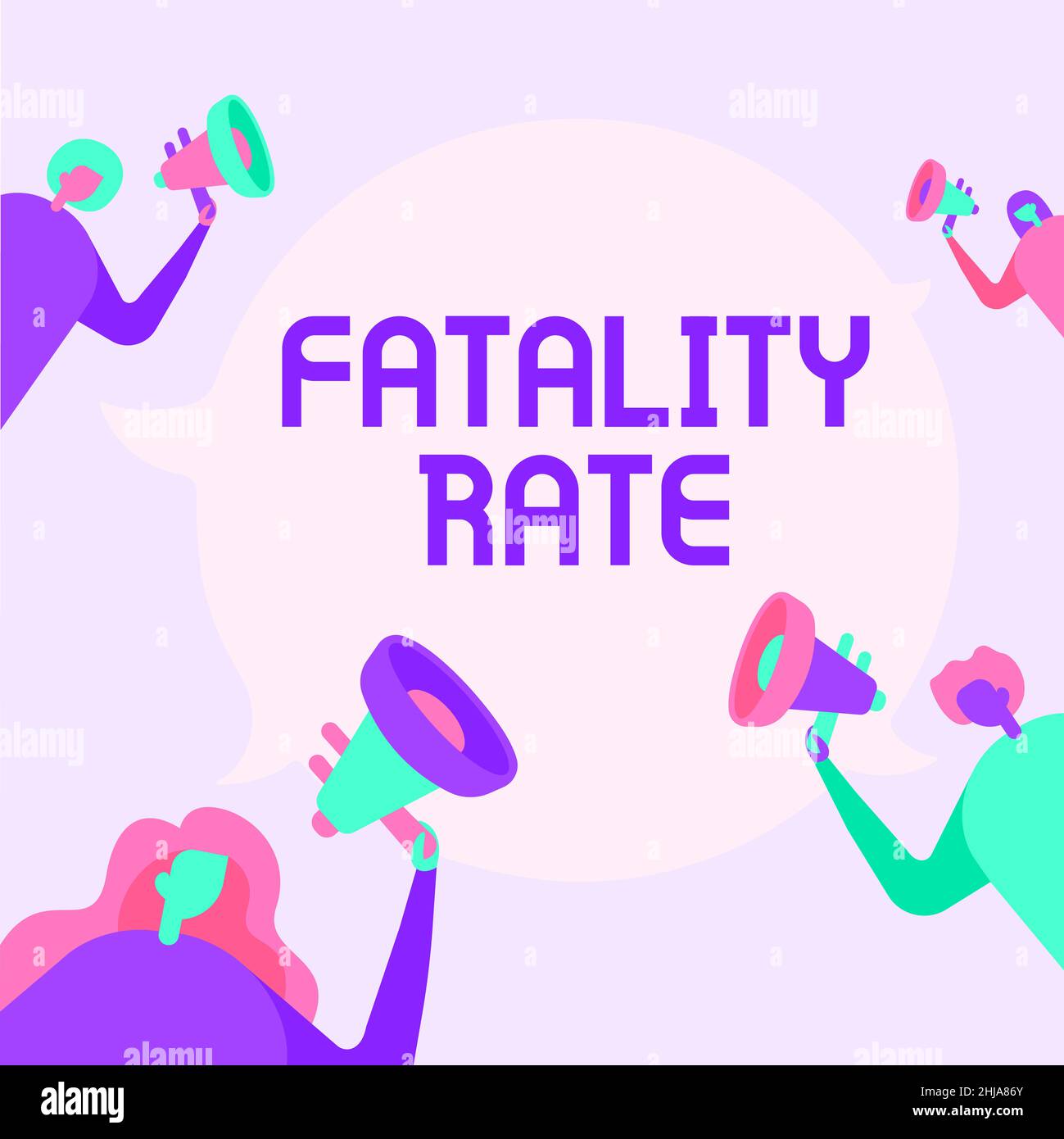 Inspirazione che mostra il tasso di Fatality del segno. Internet Concept numero calcolato di morti su una gamma specifica di persone di periodo che disegnano Holding loro Foto Stock