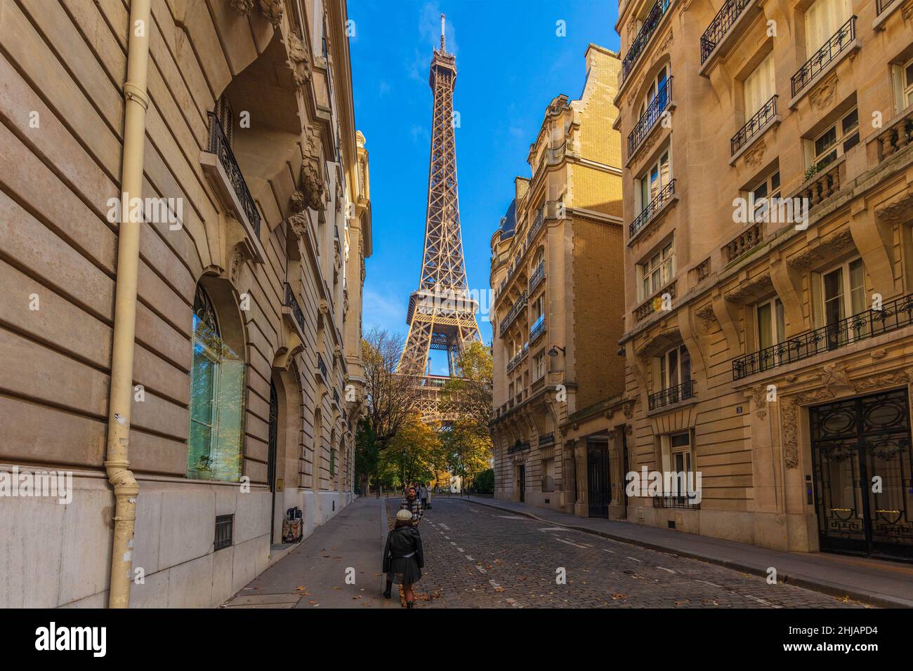 FRANCIA. PARIGI (75) 7TH DISTRETTO. LA TORRE EIFFEL (324 M DI ALTEZZA) SUL BORDO DELLA SENNA. COSTRUITO DA GUSTAVE EIFFEL PER LA MOSTRA UNIVERSALE DI PARIGI Foto Stock