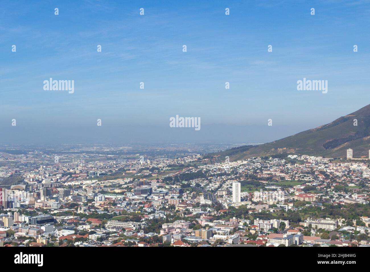 Città del Capo vista da Signal Hill Foto Stock