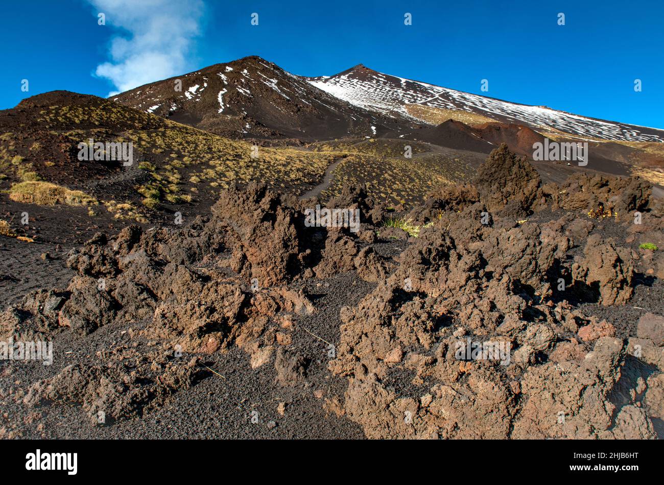Vetta in eruzione del monte etna immagini e fotografie stock ad alta ...