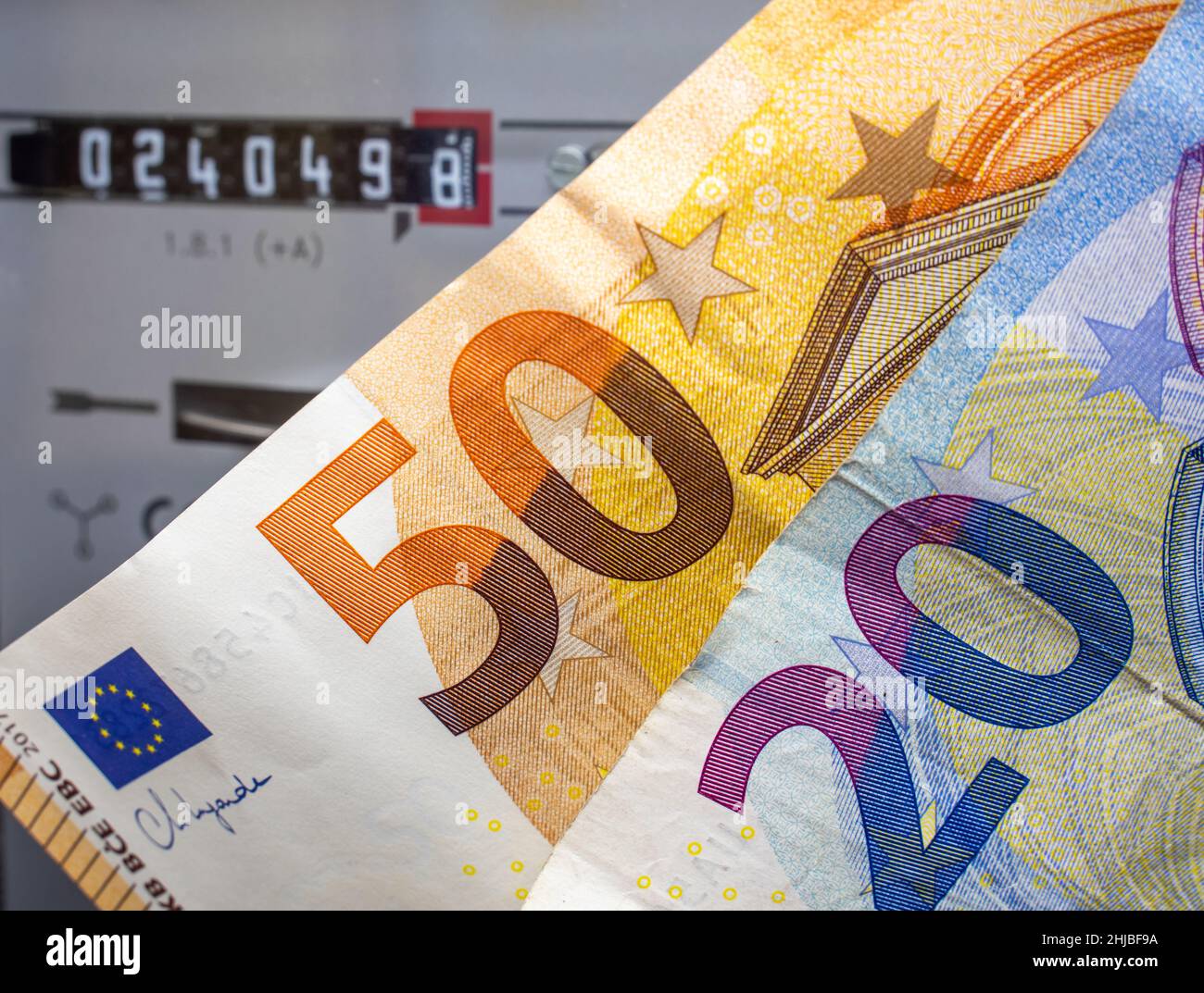 I prezzi dell'elettricità stanno diventando sempre più costosi in Germania Foto Stock