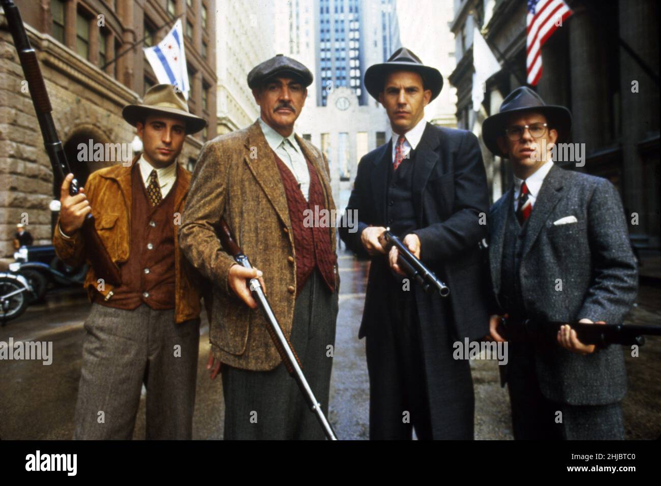 Gli Intoccabili Anno: 1987 USA Direttore : Brian De Palma Andy Garcia, Sean Connery, Kevin Costner, Charles Martin Smith Foto Stock