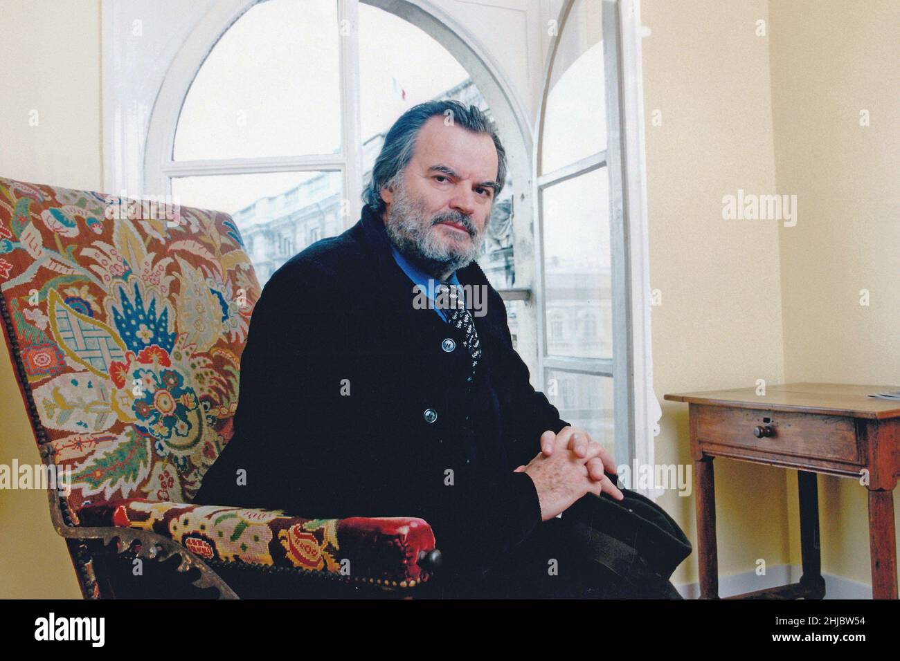 Ritratto dell'attore belga Jean-Claude Drouot. 2002 Foto Stock