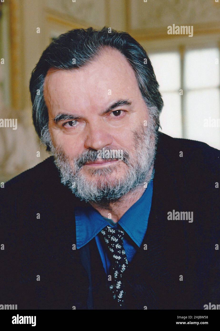 Ritratto dell'attore belga Jean-Claude Drouot. 2002 Foto Stock