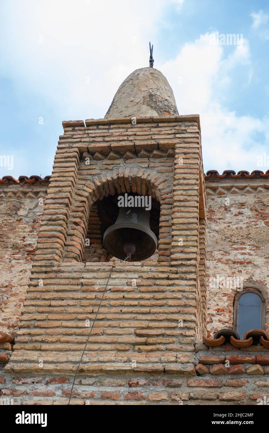 Vecchia chiesa nella città di Uplistsikhe in Georgia Foto Stock