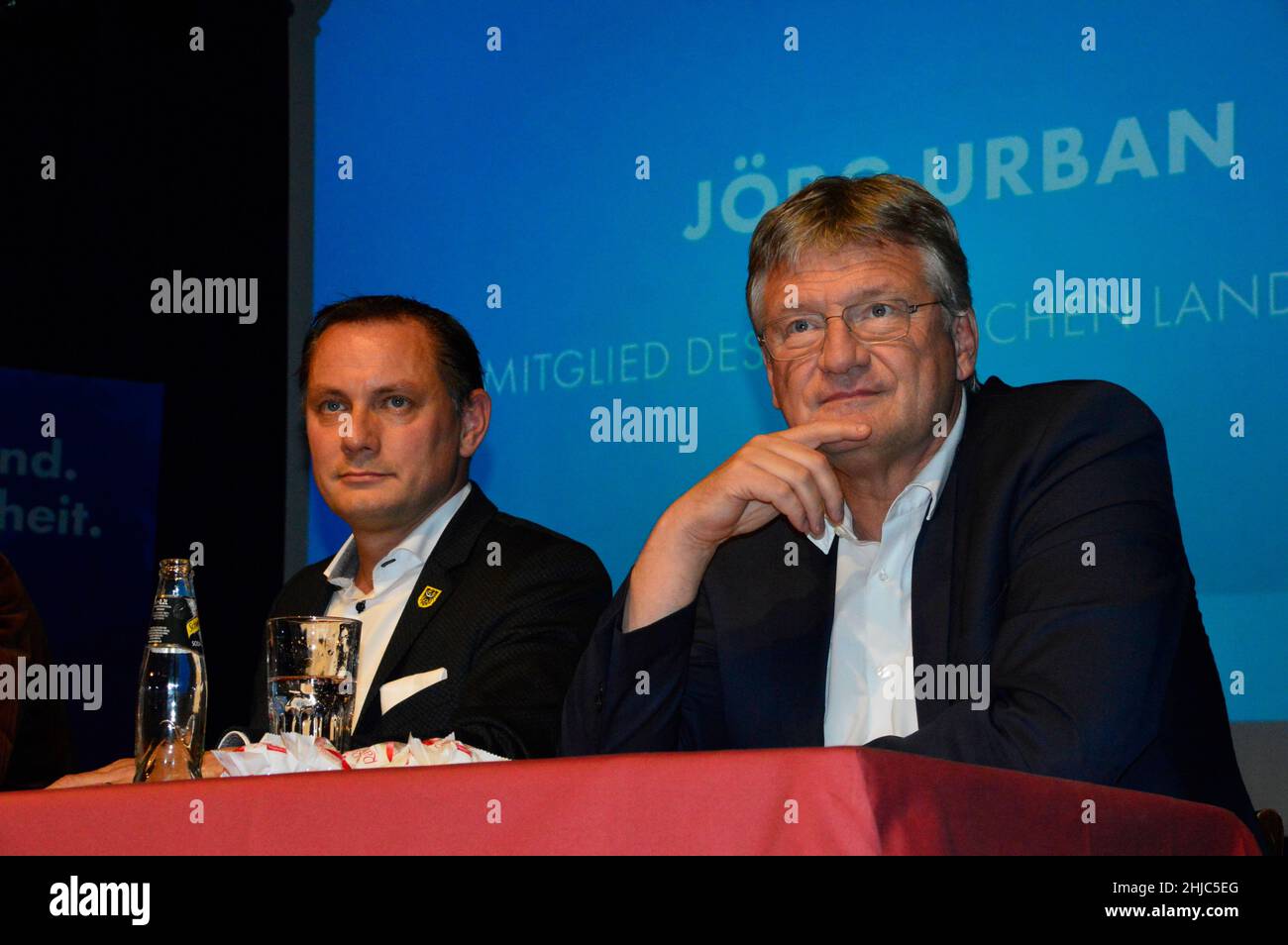 AFD-Parteichef Jörg Meuthen ist am 28.01.2022 aus der AFD ausgetreten und hat damit auch seinen Parteivorsitz mit sofortiger Wirkung niedergelegt. Im Foto Stock