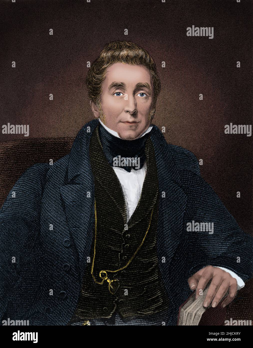 James Johnson (Febbraio 1777 - 10 ottobre 1845) era un irlandese dal medico e scrittore sulle malattie dei climi tropicali. Nato in Irlanda, alla tenera età di 15 divenne un apprendista di un chirurgo-speziale. Nel 1798 si trasferì a Londra e passati al chirurgo l'esame. È stato nominato ai chirurghi di mate su una nave da guerra. Nel 1800 ha preso parte ad una spedizione in Egitto e nel 1803, ha navigato per l'India. In 1814, Johnson ha partecipato al Duca di Clarence (successivamente Guglielmo IV del Regno Unito), e quando Clarence divenne re è stato nominato come suo medico straordinario. Egli ha sviluppato a partire da quel punto Foto Stock