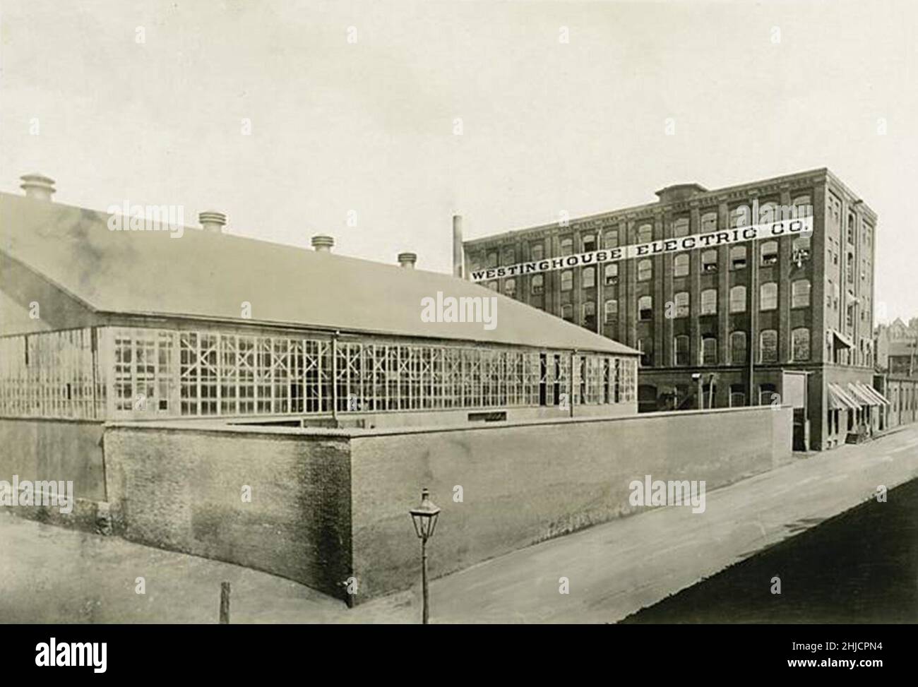 Westinghouse Electric Co, Pittsburgh, PA, 1886. Foto Stock