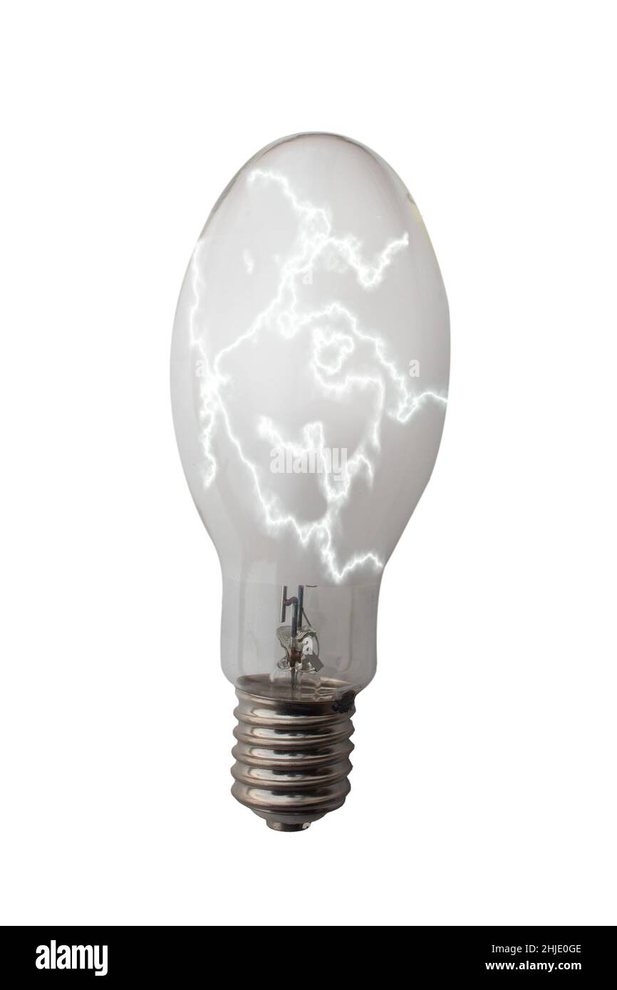 lampadina a incandescenza come concetto di ispirazione Foto Stock