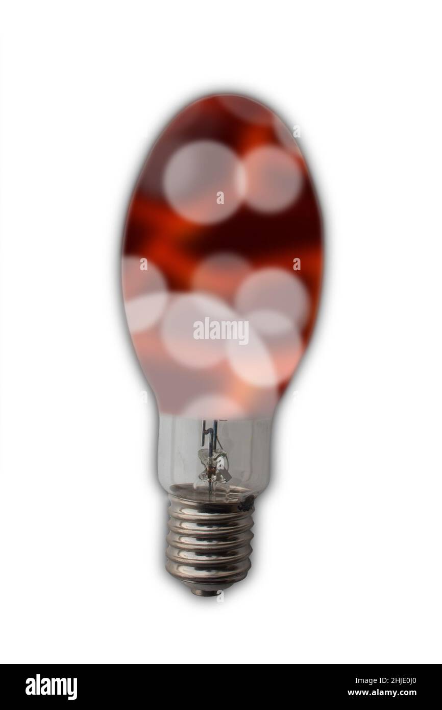 lampadina a incandescenza come concetto di ispirazione Foto Stock