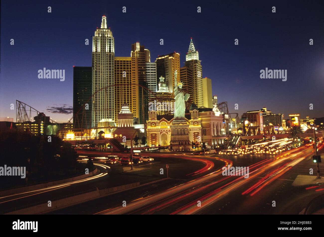 USA NEVADA LAS VEGAS NEW YORK NEW YORK CASINO Foto Stock