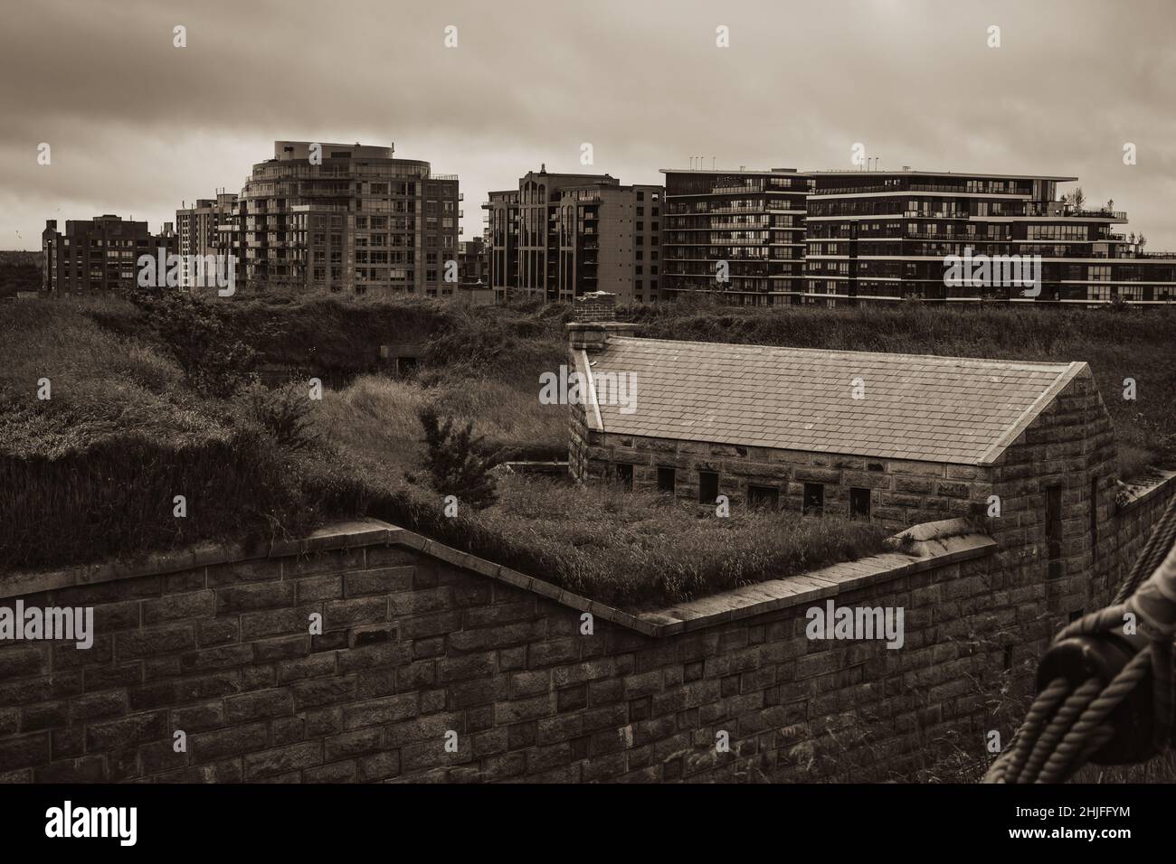 Ravelin Sud nel forte george halifax nuova scozia Foto Stock