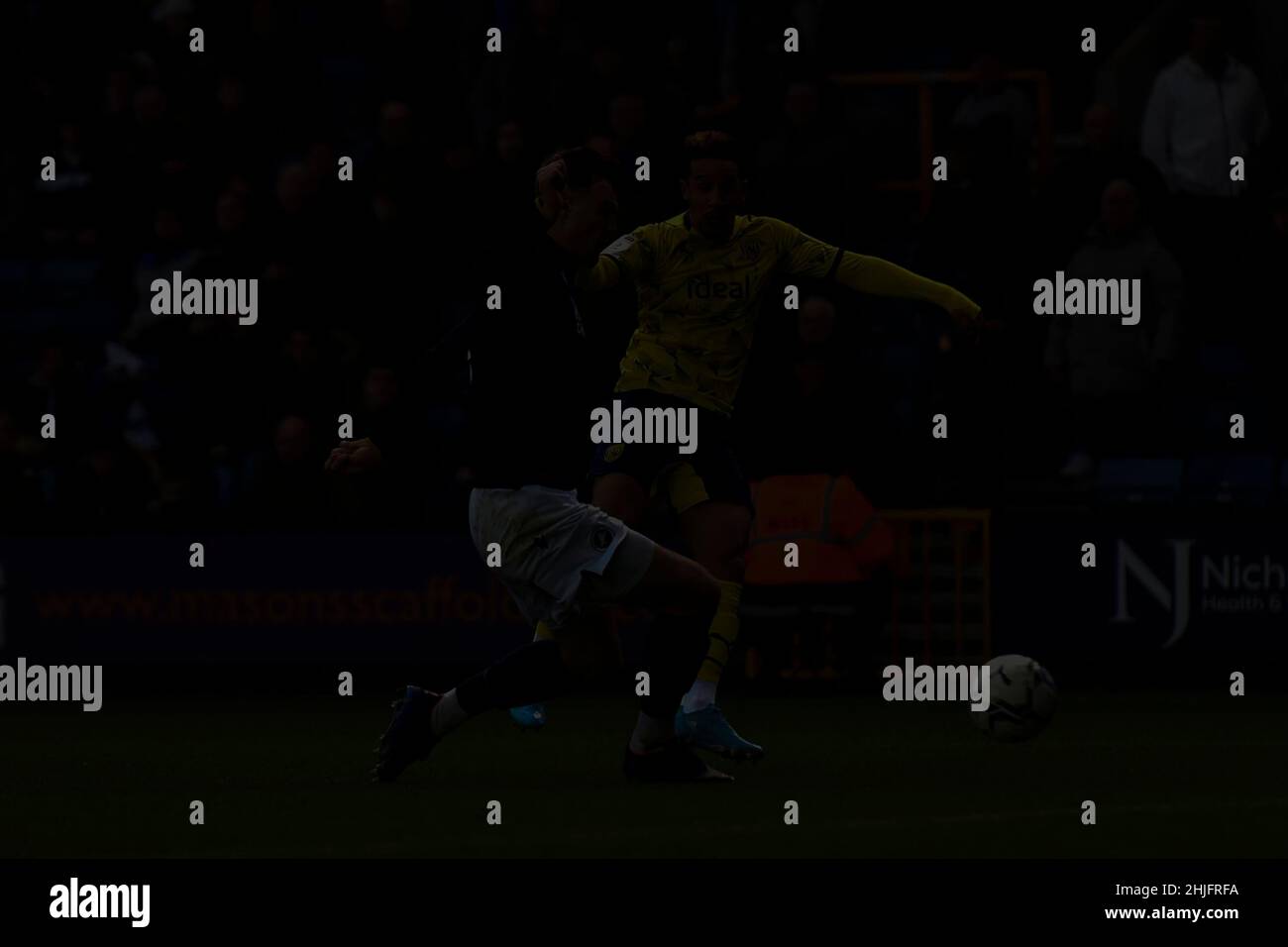 LONDRA, REGNO UNITO. GENNAIO 29th durante la partita Sky Bet Championship tra Millwall e West Bromwich Albion al Den, Londra sabato 29th gennaio 2022. (Credit: Ivan Yordanov | MI News) Credit: MI News & Sport /Alamy Live News Foto Stock
