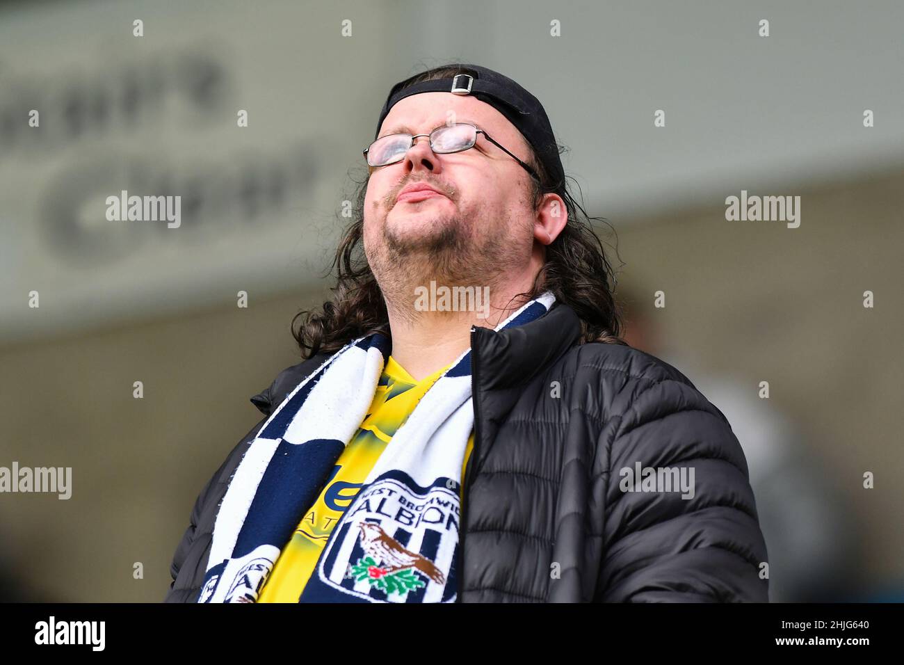 LONDRA, REGNO UNITO. GENNAIO 29th West Bromwich prima della partita Sky Bet Championship tra Millwall e West Bromwich Albion al Den, Londra sabato 29th gennaio 2022. (Credit: Ivan Yordanov | MI News) Credit: MI News & Sport /Alamy Live News Foto Stock