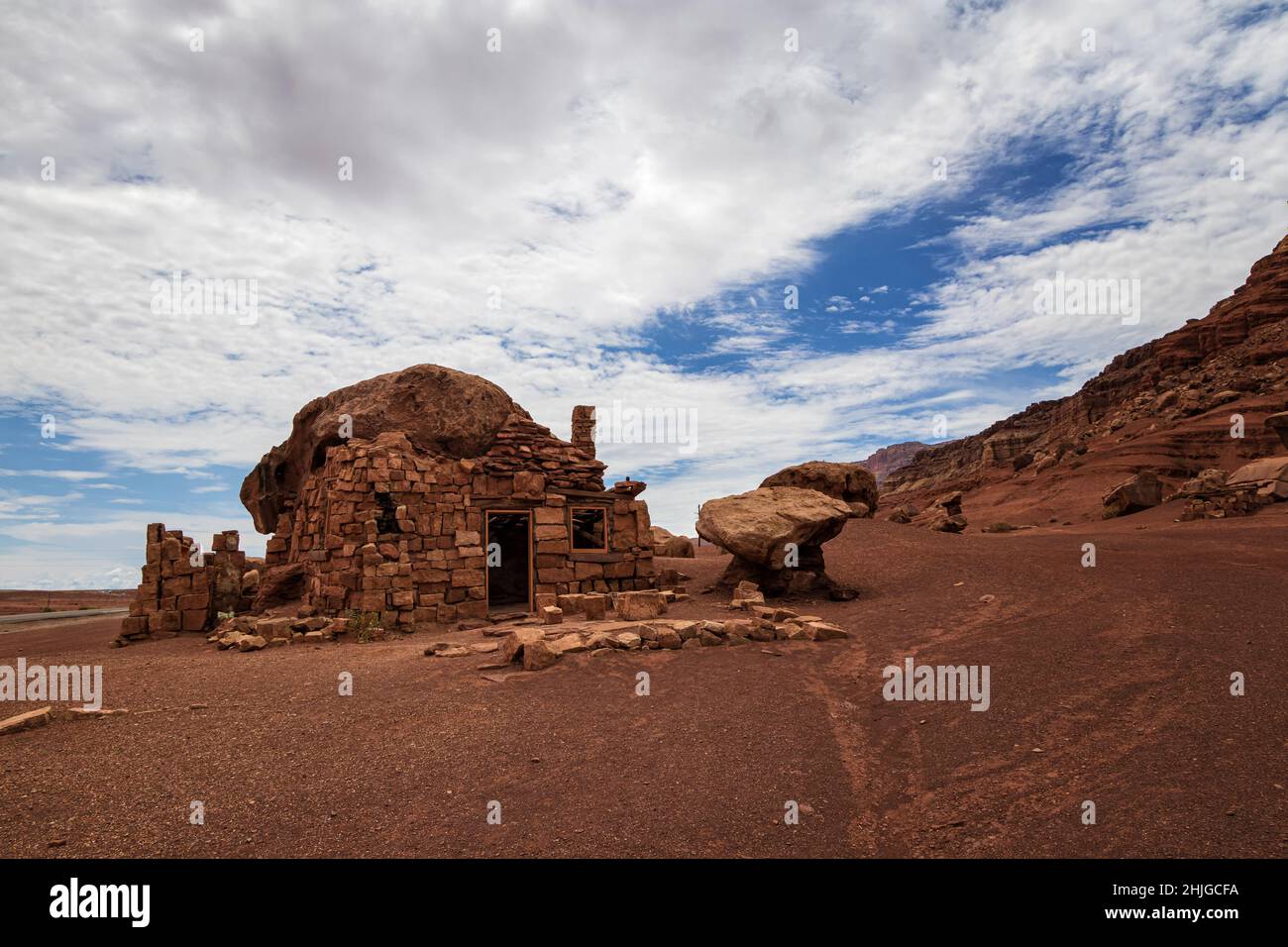 Una cartolina del deserto dell'Arizona Foto Stock