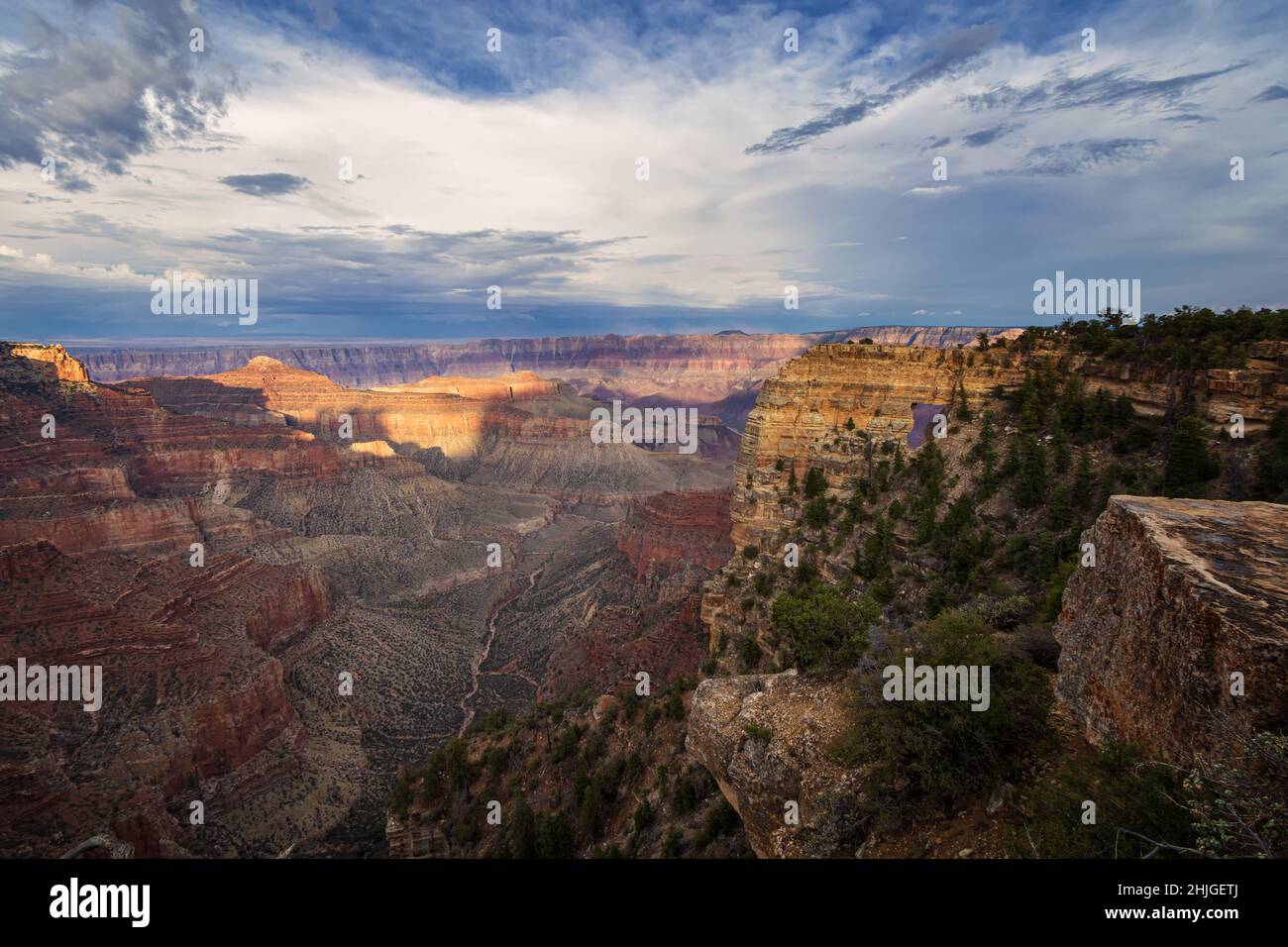 Parco Nazionale del Grand Canyon, versante nord Foto Stock