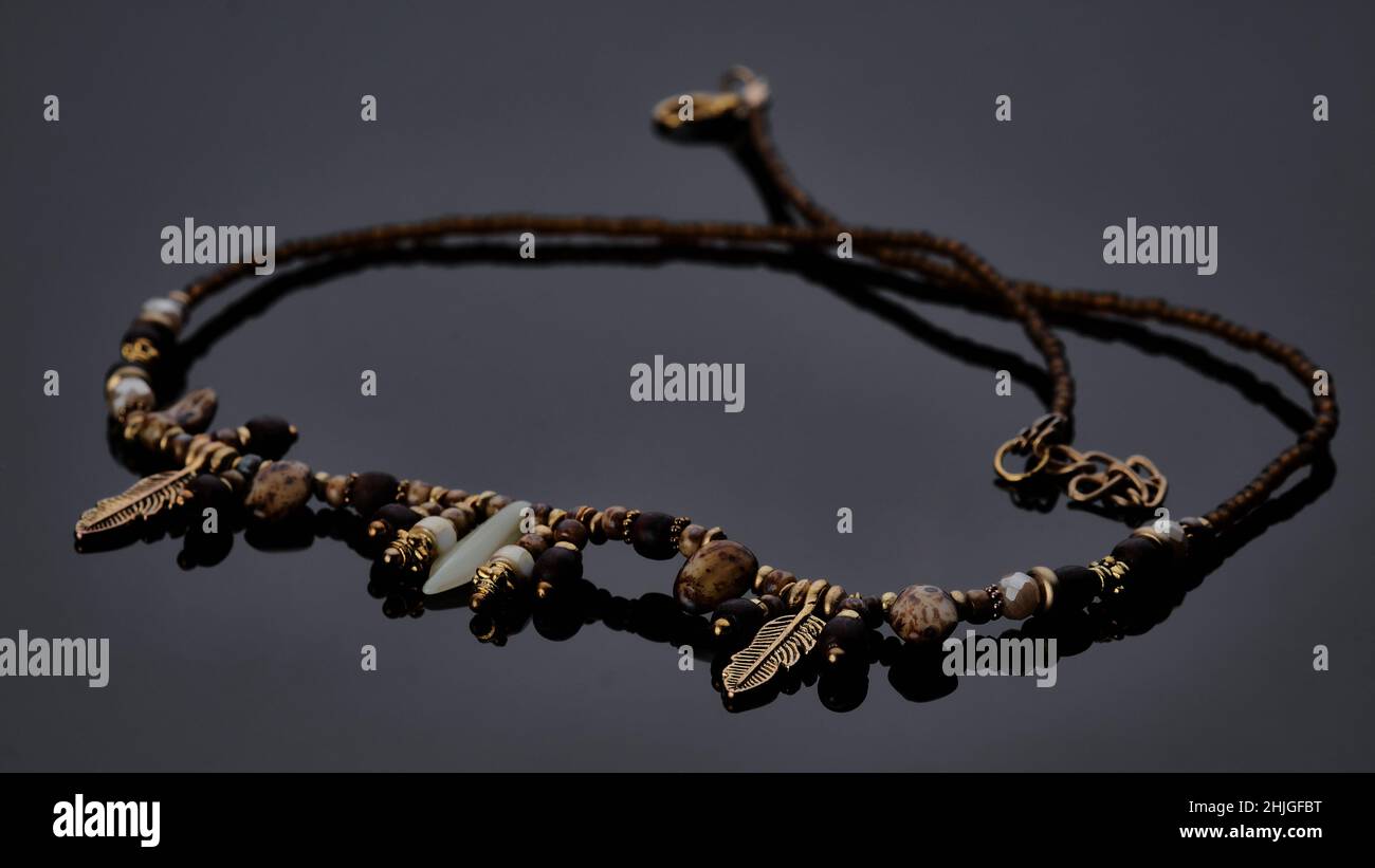 Collana in stile indiano Foto Stock