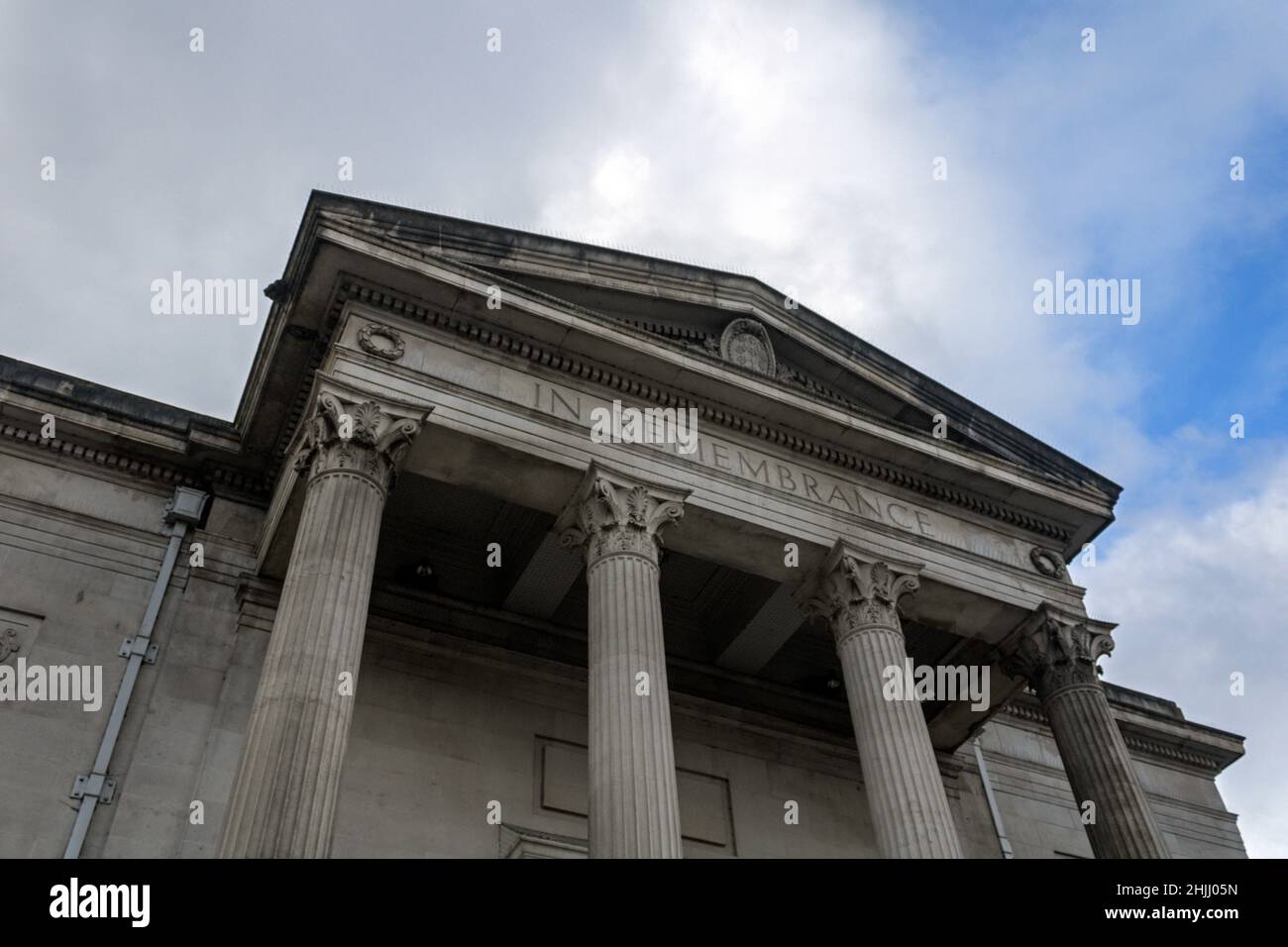 Stockport War Memorial Art Gallery. Wellington Road South, Stockport. Foto Stock