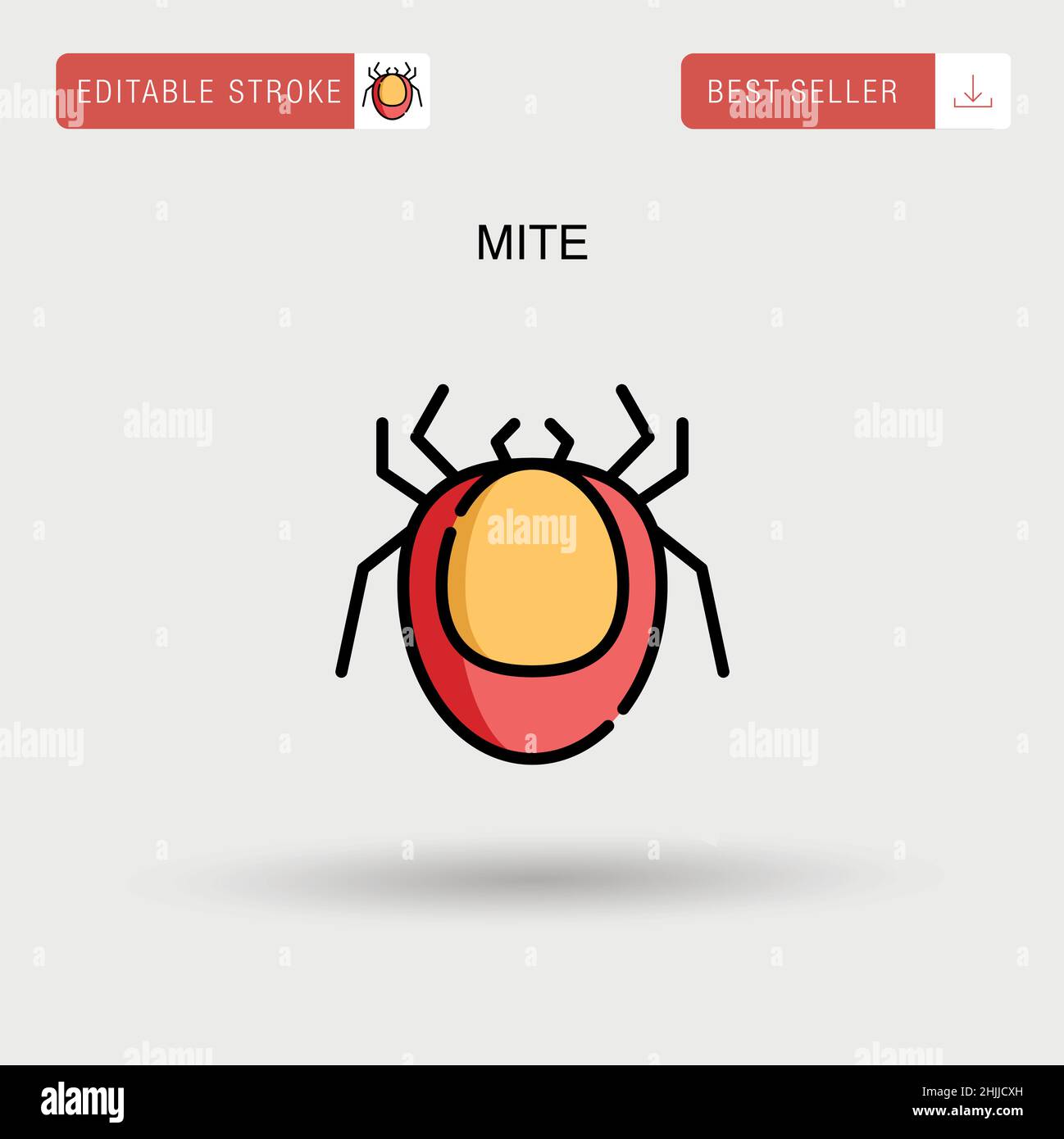 Icona mite Simple Vector. Illustrazione Vettoriale