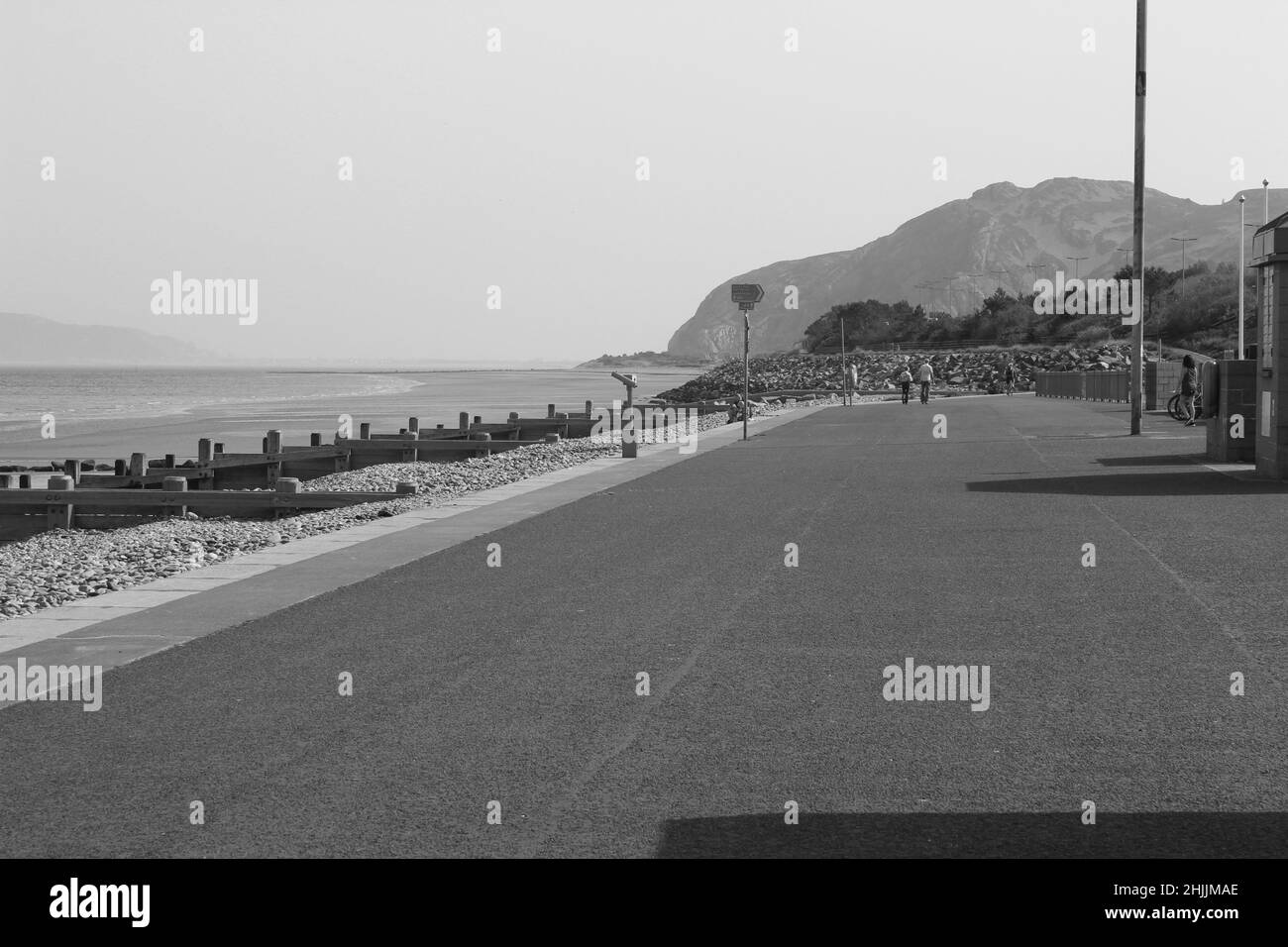 Penmaenmawr è una città del Galles del Nord, situata nel distretto di Conwy Foto Stock