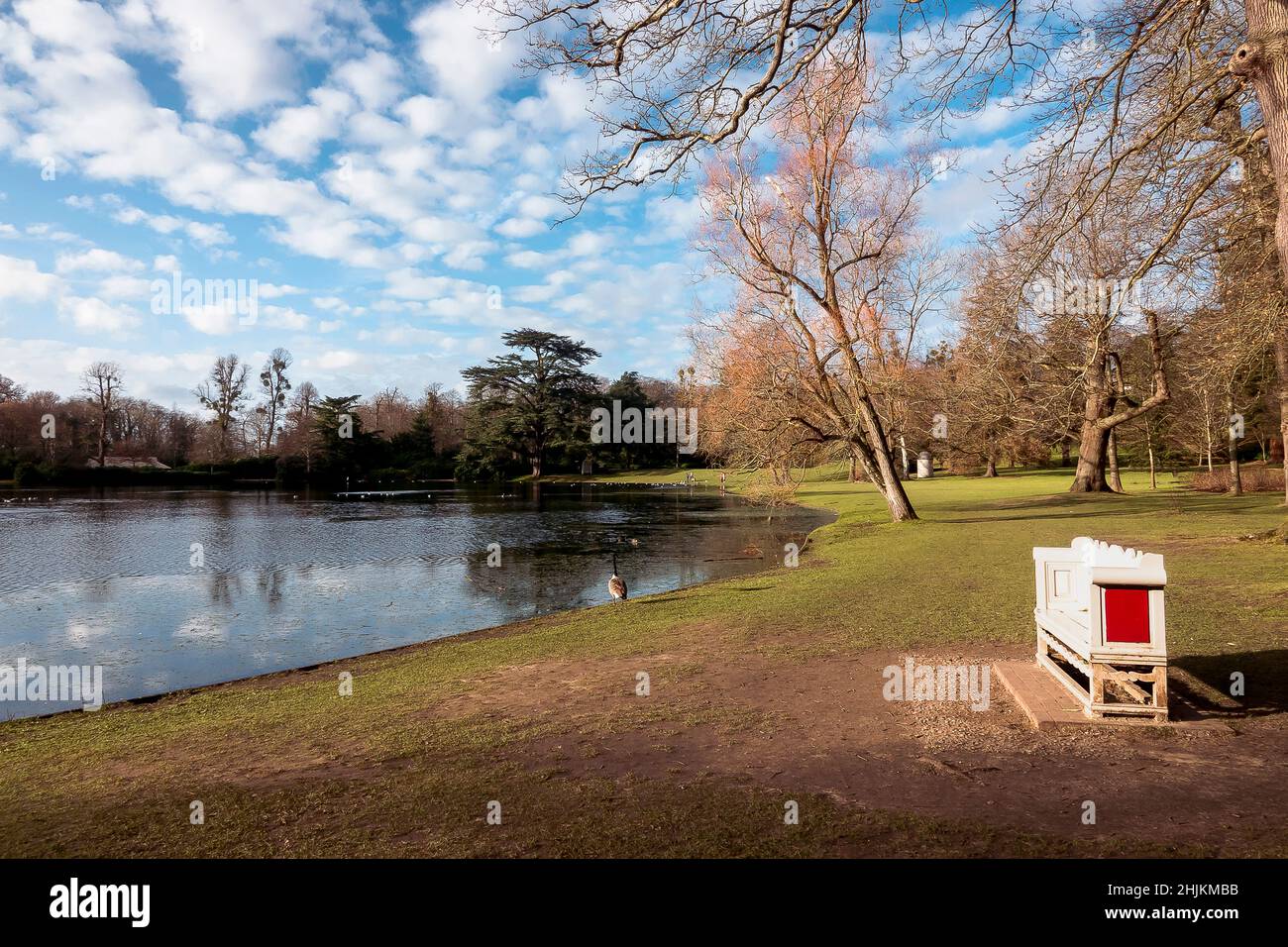 Claremont Landscape Gardens, Esher, Surrey Foto Stock