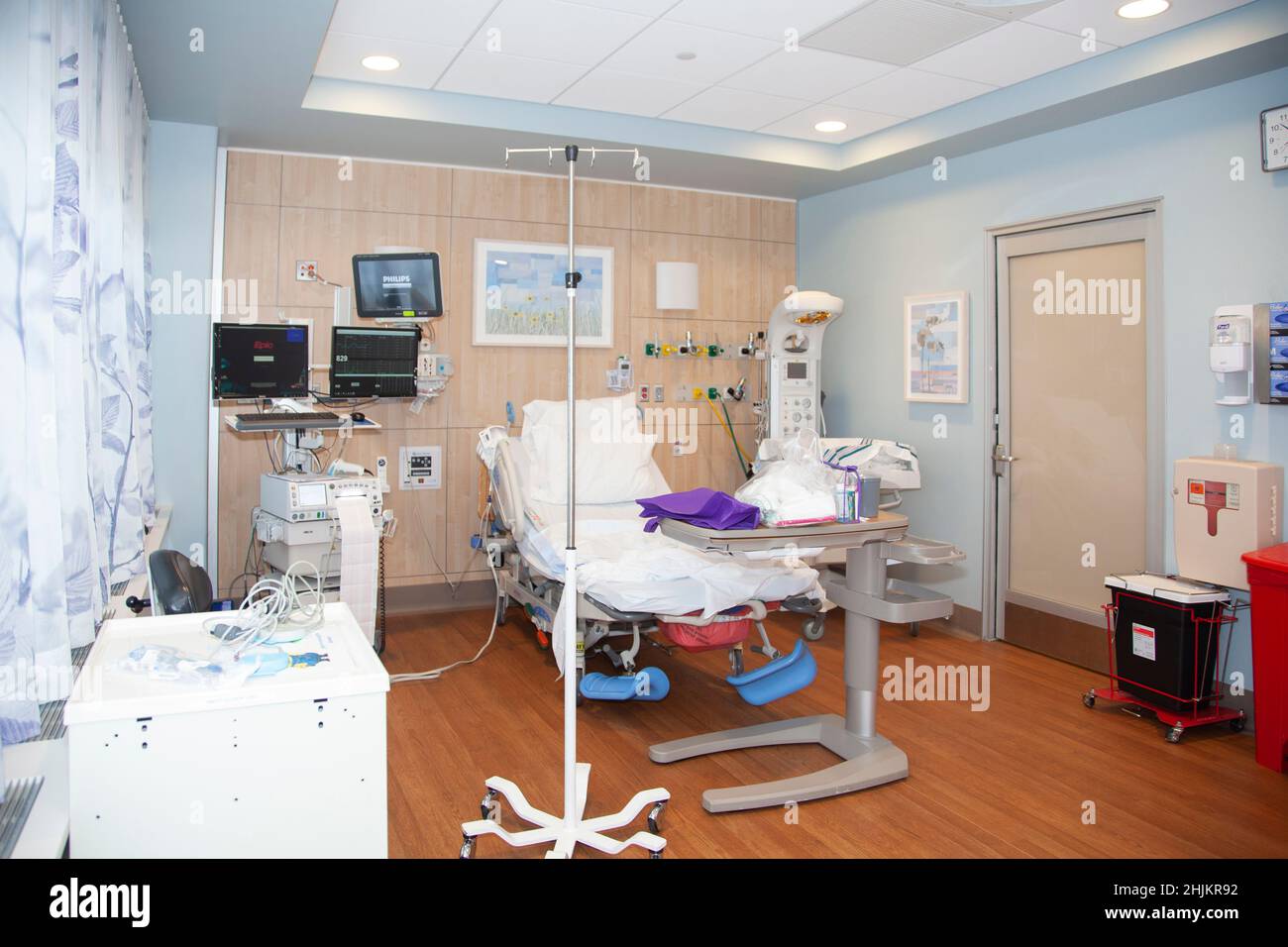 Sala di consegna al NYU Langone Hospital Foto Stock