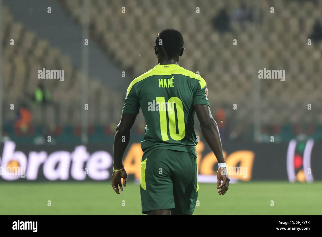 Camerun, Yaounde, Gennaio 30 2022 - Sadio Mane del Senegal durante la Coppa delle nazioni africane - Play offs - Quarter-finals match tra Senegal e Guinea Equatoriale allo Stade Ahmadou Ahidjo, Yaounde, Camerun, 30/01/2022. Photo SF Credit: Sebo47/Alamy Live News Foto Stock