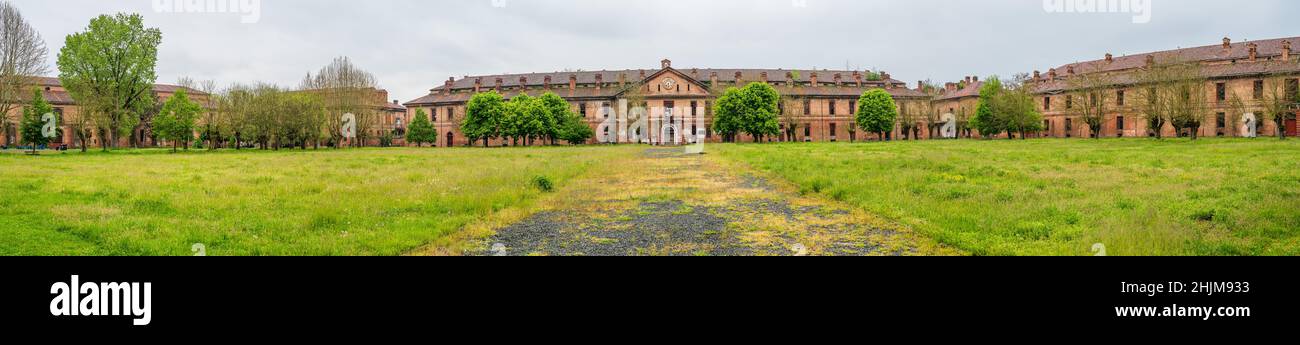 La Cittadella di Alessandria è una fortezza e cittadella di Alessandria, costruita nel 18th secolo dal Regno di Sardegna Foto Stock