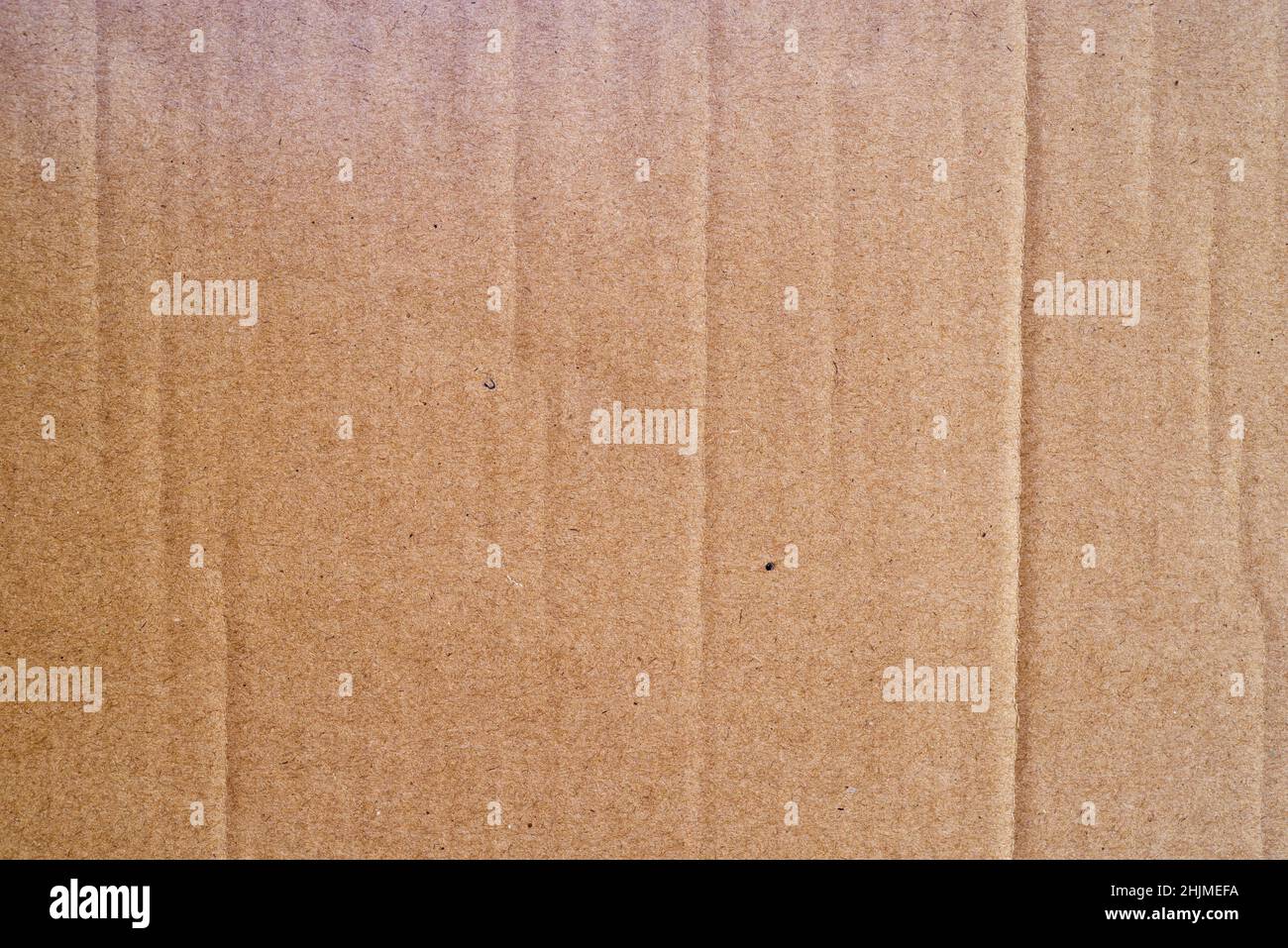 sfondo di cartone ondulato marrone Foto Stock