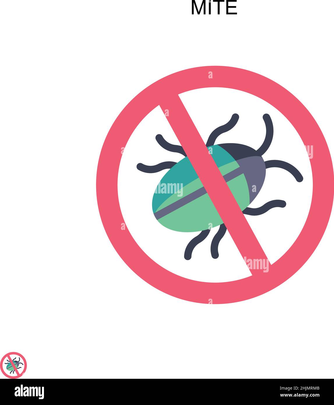 Icona mite Simple Vector. Modello di disegno del simbolo di illustrazione per l'elemento dell'interfaccia utente mobile Web. Illustrazione Vettoriale