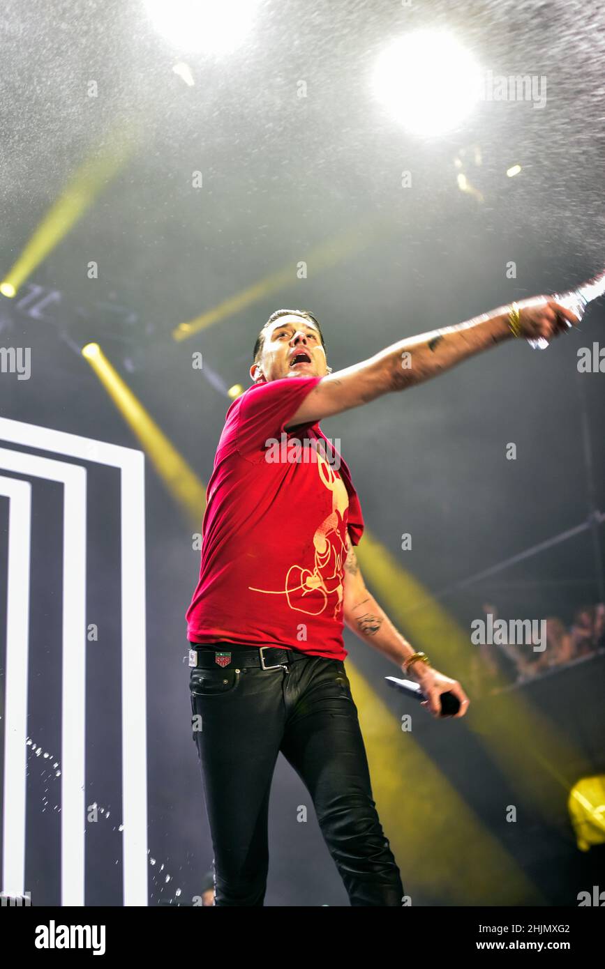 3 settembre 2021 - BottleRock Festival, Napa, California - G Eazy si esibisce sul palco al BottleRock Festival di Napa, California. Foto Stock