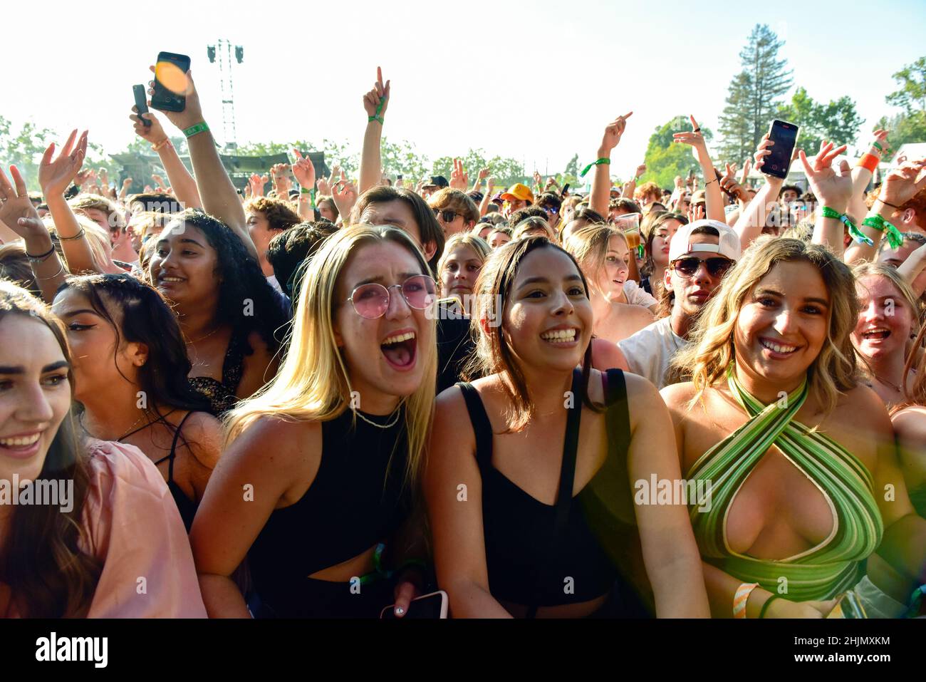 05 settembre 2021 - BottleRock Festival, Napa, California - BottleRock Music Festival Crowing Fun Foto Stock